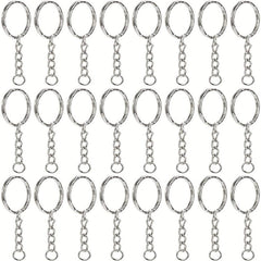 Metal Blank Keyring Keychain Split Rings Key Rings For Men