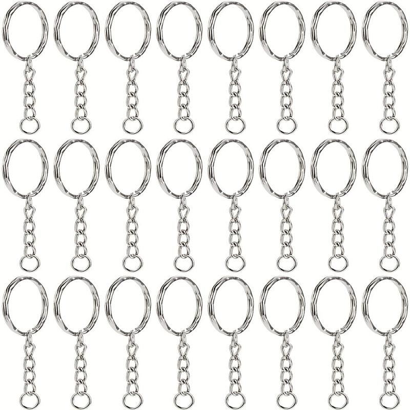 Metal Blank Keyring Keychain Split Rings Key Rings For Men