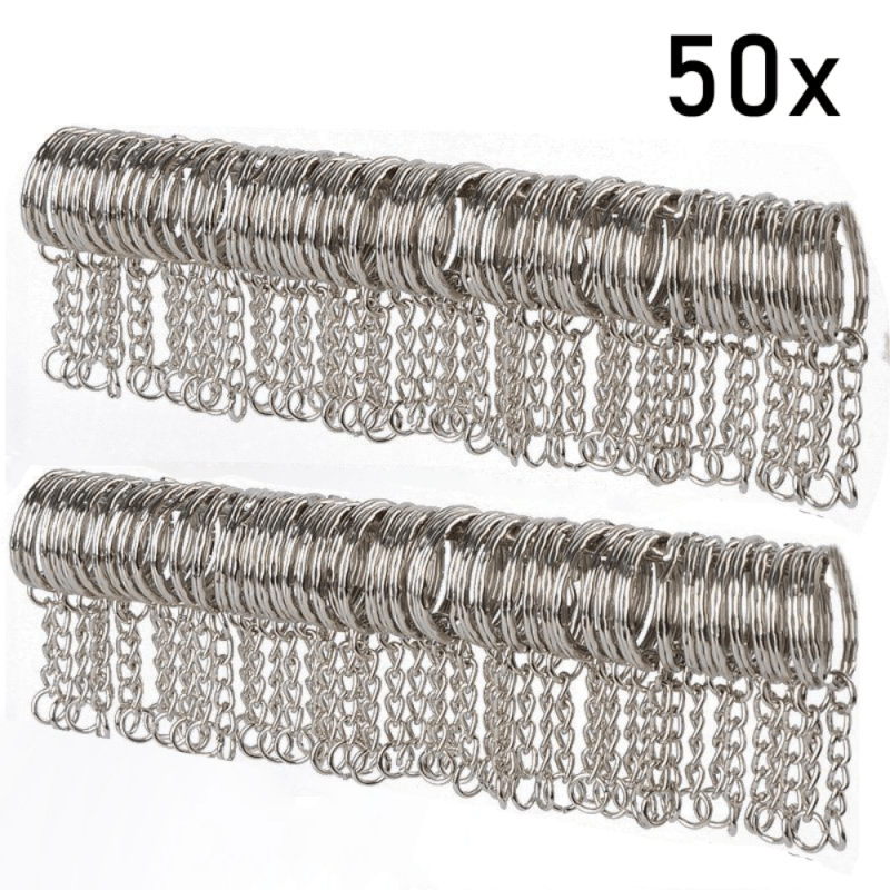 Metal Blank Keyring Keychain Split Rings Key Rings For Men