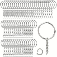 Metal Blank Keyring Keychain Split Rings Key Rings For Men