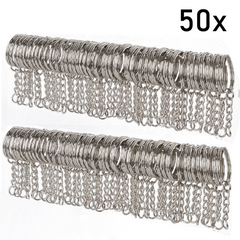 Metal Blank Keyring Keychain Split Rings Key Rings For Men