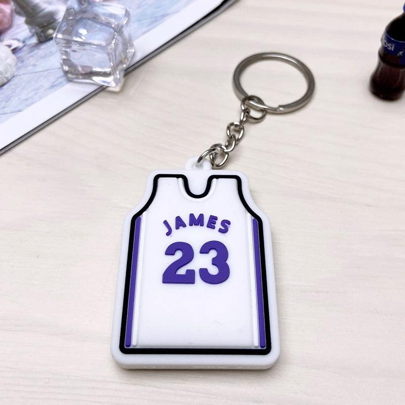 Basketball Fan Keychain Pendant Gift Artifical Jewelry