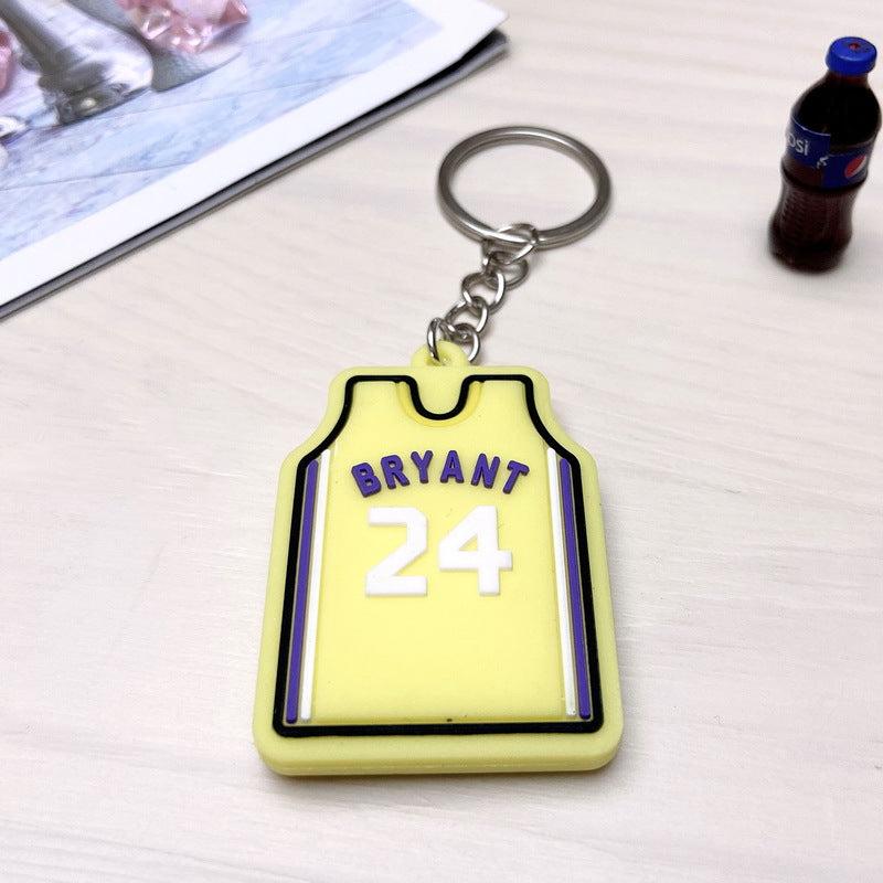 Basketball Fan Keychain Pendant Gift Artifical Jewelry