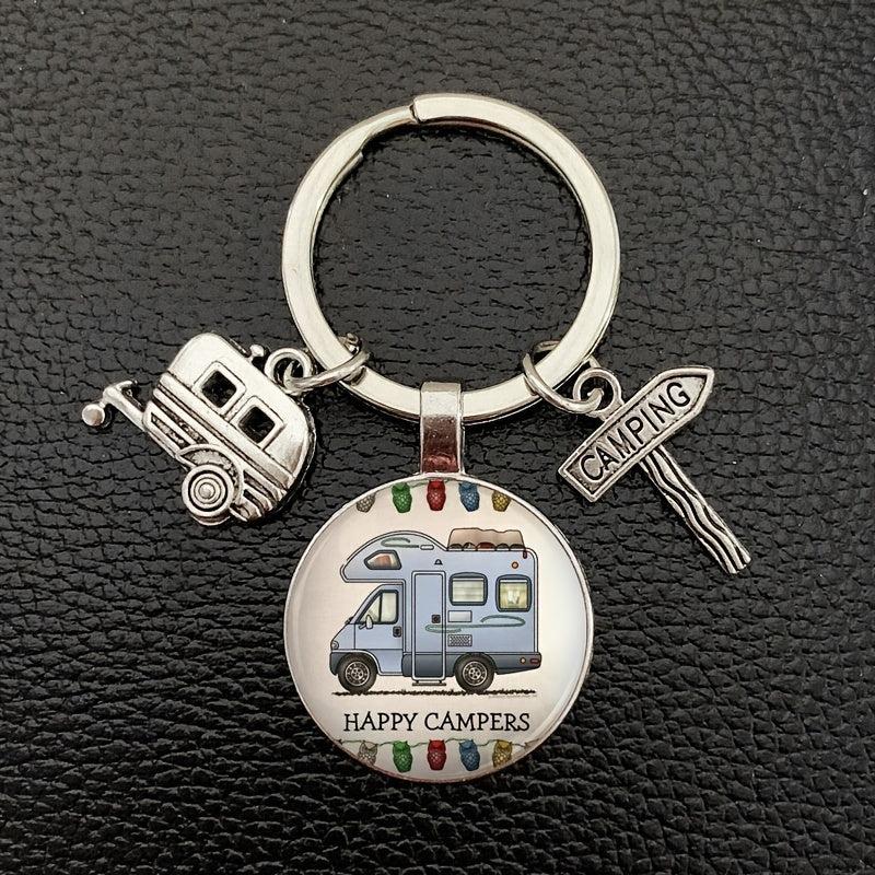 Touring Car Keychain Taxi Key Ring Dog Paw Key Chain