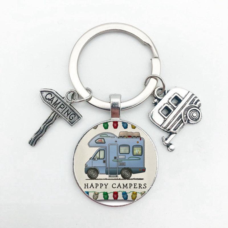Touring Car Keychain Taxi Key Ring Dog Paw Key Chain