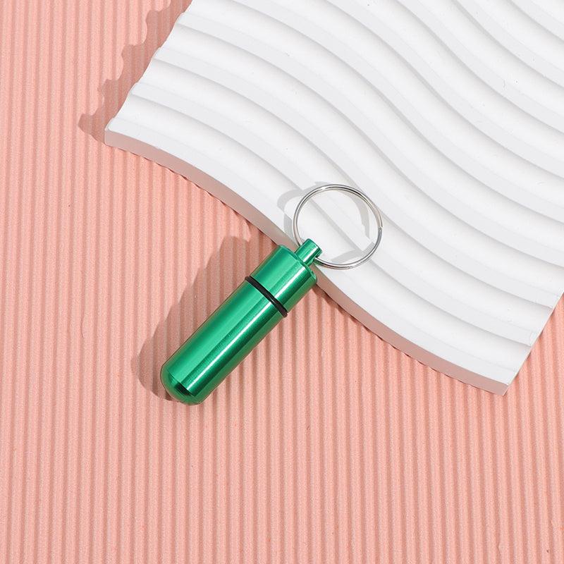 Waterproof Pill Bottle Keychain
