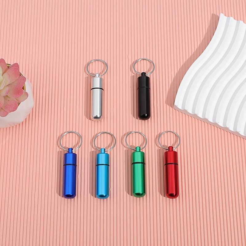 Waterproof Pill Bottle Keychain