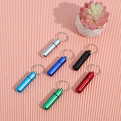 Waterproof Pill Bottle Keychain