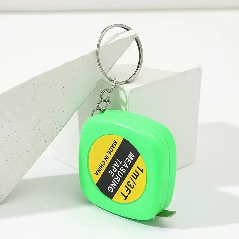 Portable Tape Measure Pendant Keychain