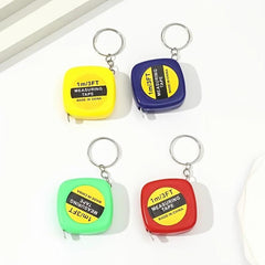 Portable Tape Measure Pendant Keychain