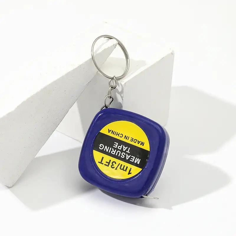 Portable Tape Measure Pendant Keychain