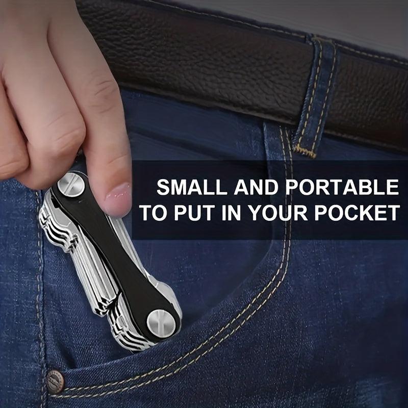 Compact Key Holder & Organiser for Men - Holds Up To 12 Keys