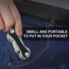 Compact Key Holder & Organiser for Men - Holds Up To 12 Keys