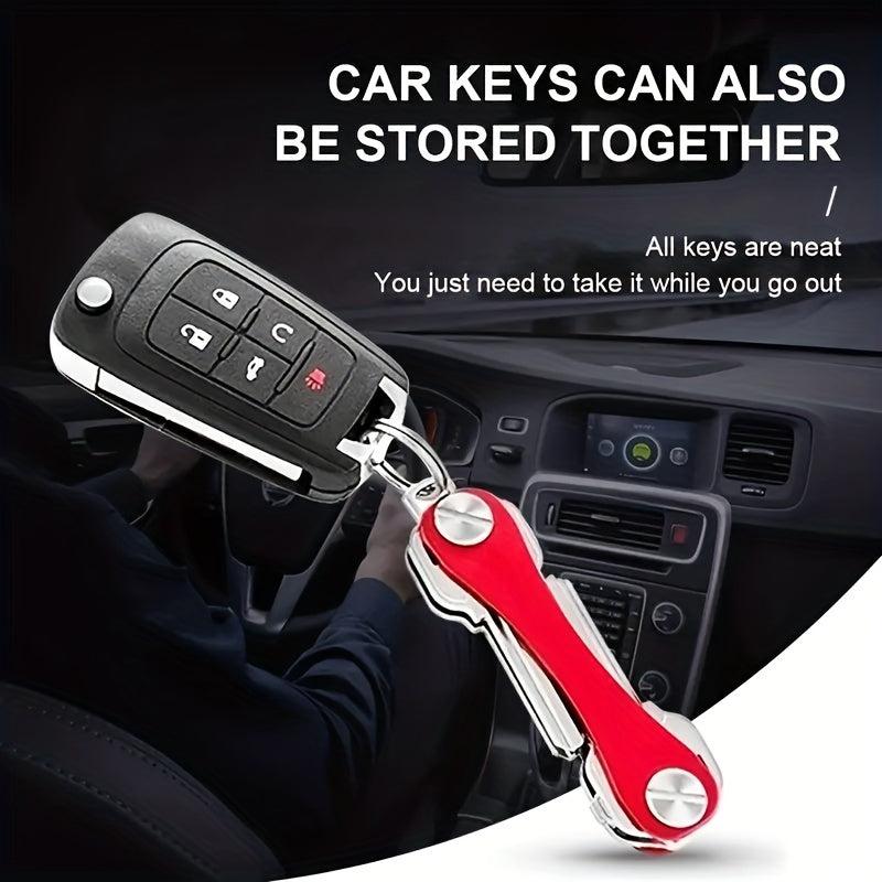 Compact Key Holder & Organiser for Men - Holds Up To 12 Keys