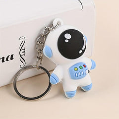 Cartoon Astronaut Keychain School Bag Spaceman Doll Pendant
