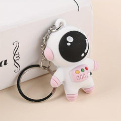 Cartoon Astronaut Keychain School Bag Spaceman Doll Pendant