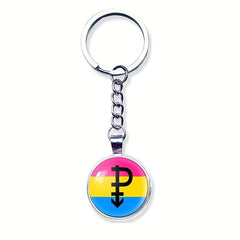 Rainbow Pride Keychain Metal Key Ring LGBT Jewelry Transgender Pride Gift