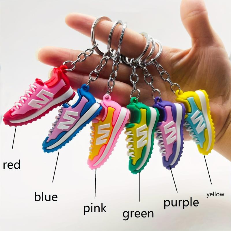 Mini PVC Sneaker Keychain for Men