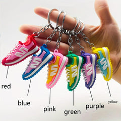Mini PVC Sneaker Keychain for Men