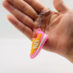 Mini PVC Sneaker Keychain for Men
