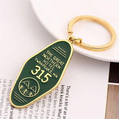 Twin Peaks Room Key Chain Metal Pendant Key Chain