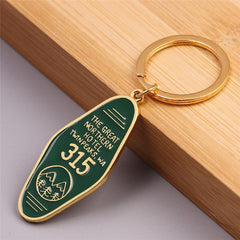 Twin Peaks Room Key Chain Metal Pendant Key Chain