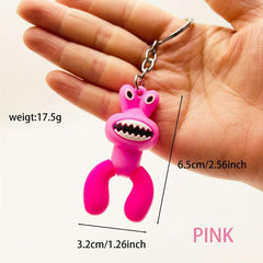 1pc Cartoon Toy Tiny Keychain Soft Plastic Bag Pendant Gift