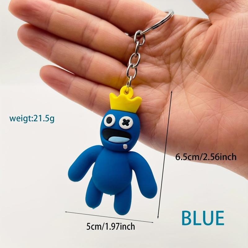 1pc Cartoon Toy Tiny Keychain Soft Plastic Bag Pendant Gift