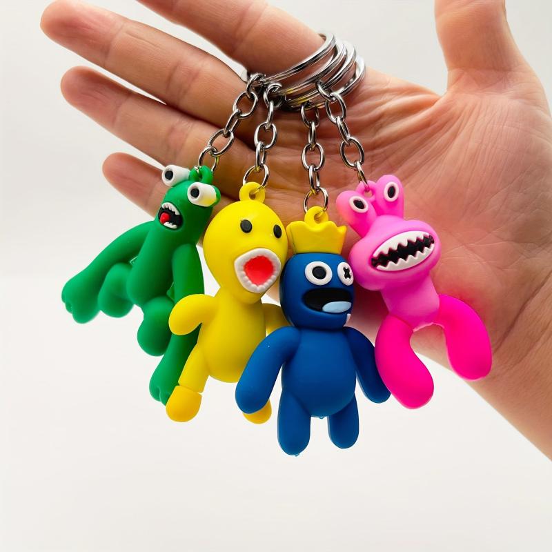 1pc Cartoon Toy Tiny Keychain Soft Plastic Bag Pendant Gift