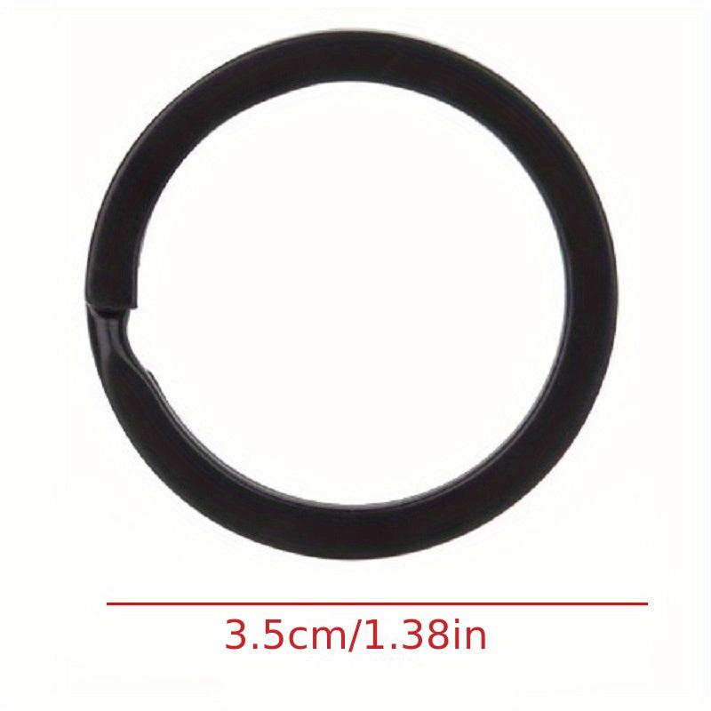 10pcs Iron Key Rings Round Key Rings For Keychains DIY Keyrings