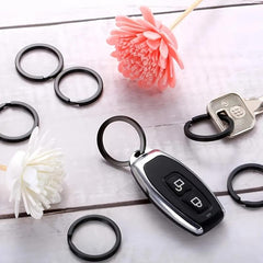 10pcs Iron Key Rings Round Key Rings For Keychains DIY Keyrings