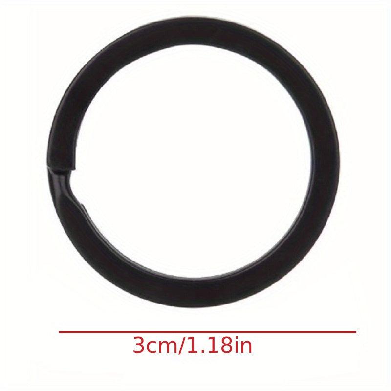 10pcs Iron Key Rings Round Key Rings For Keychains DIY Keyrings