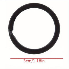 10pcs Iron Key Rings Round Key Rings For Keychains DIY Keyrings