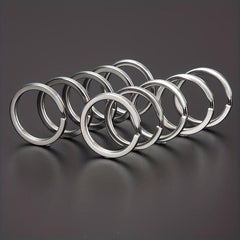 10pcs Iron Key Rings Round Key Rings For Keychains DIY Keyrings