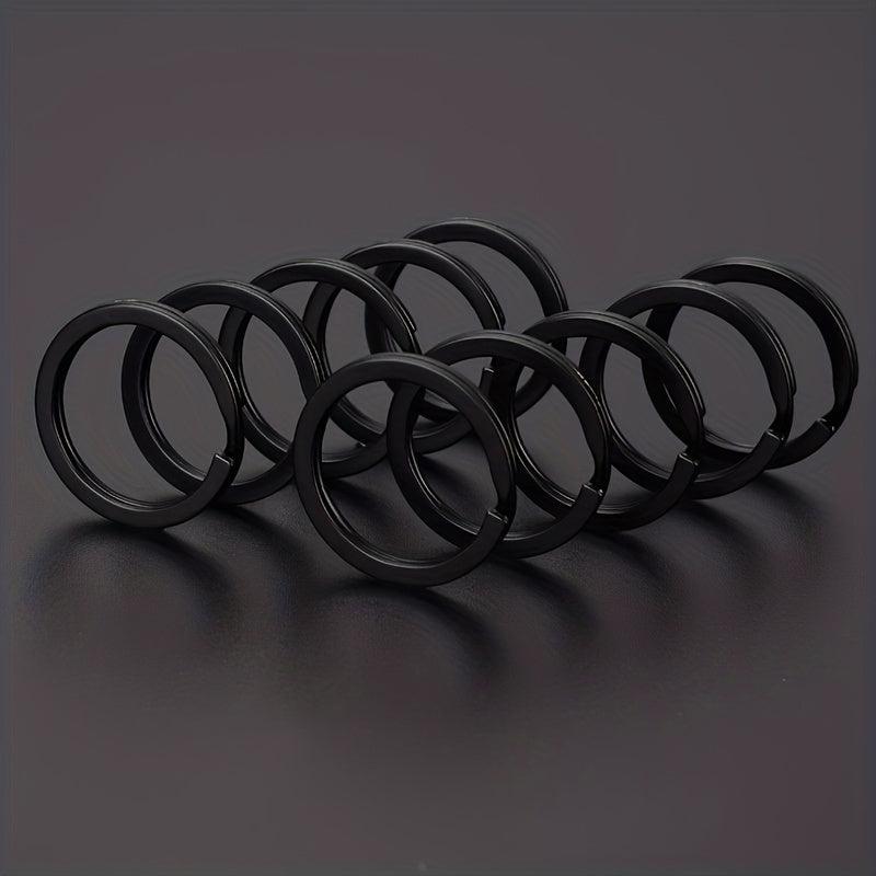 10pcs Iron Key Rings Round Key Rings For Keychains DIY Keyrings