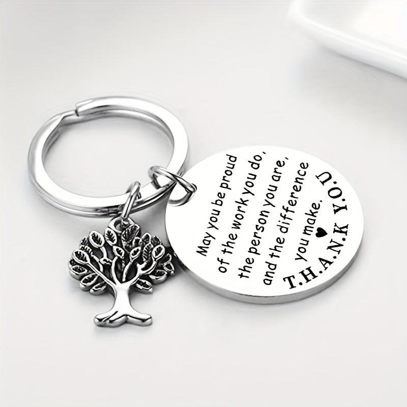 Inspirational Life Tree Key Chain Gift For Men