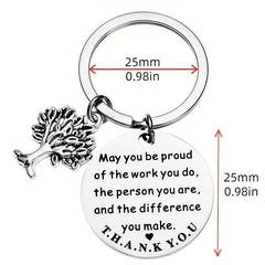 Inspirational Life Tree Key Chain Gift For Men
