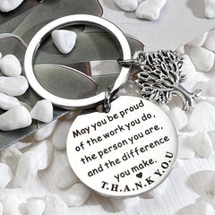 Inspirational Life Tree Key Chain Gift For Men