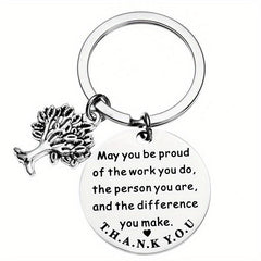 Inspirational Life Tree Key Chain Gift For Men