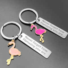 Flamazing You Are Keychain - Romantic Motivational Gift