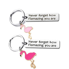 Flamazing You Are Keychain - Romantic Motivational Gift