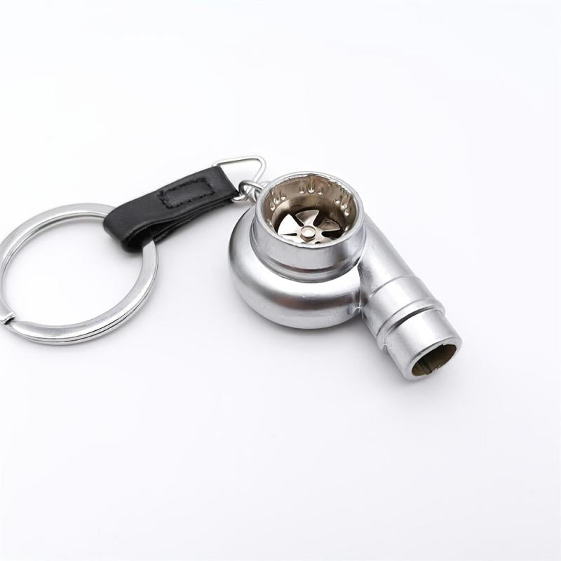 Men's Whistle Sound Turbo Car Keychain