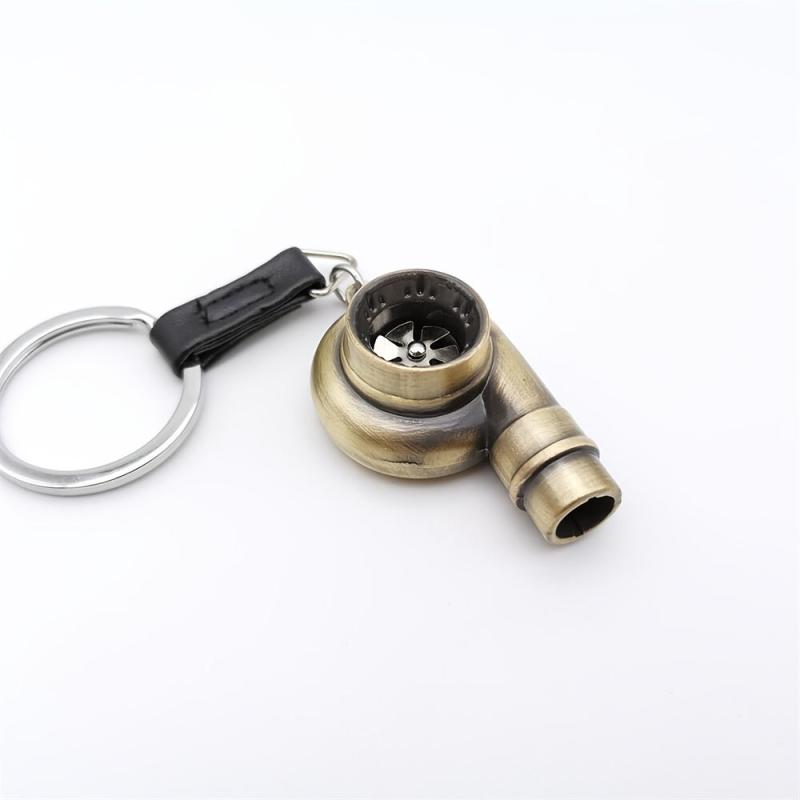 Men's Whistle Sound Turbo Car Keychain
