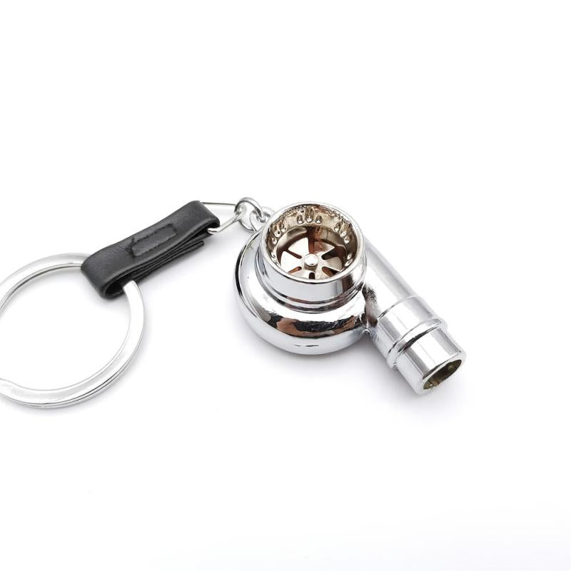 Men's Whistle Sound Turbo Car Keychain