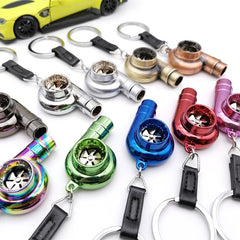 Men's Whistle Sound Turbo Car Keychain