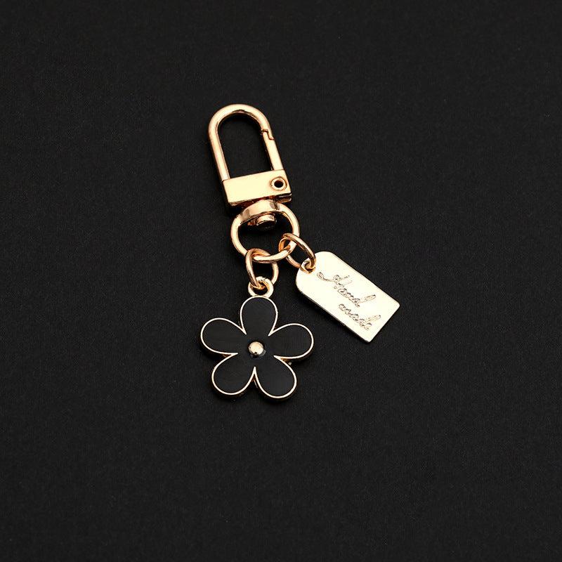 Flower Keychains For Men Headphone Cover Keyring Cartoon Charm Bag Pendants