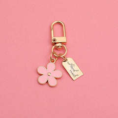 Flower Keychains For Men Headphone Cover Keyring Cartoon Charm Bag Pendants