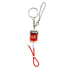 Plasma Blood Bag Keychain Mobile Phone Pendant