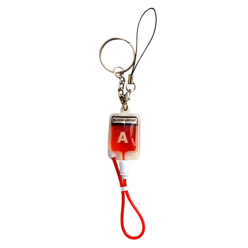 Plasma Blood Bag Keychain Mobile Phone Pendant