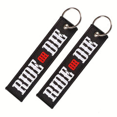 RIDE OR DIE Keychain Jewelry Key Holder For Motorcycle And Cars